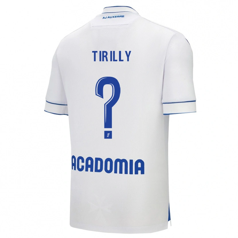 Danxen Kvinnor Chloé Tirilly #0 Vit Blå Hemmatröja Matchtröjor 2025/26 Tröjor T-Tröja