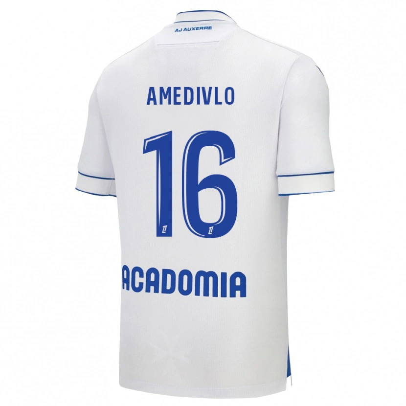 Danxen Kvinnor Rayann Amedivlo #16 Vit Blå Hemmatröja Matchtröjor 2025/26 Tröjor T-Tröja