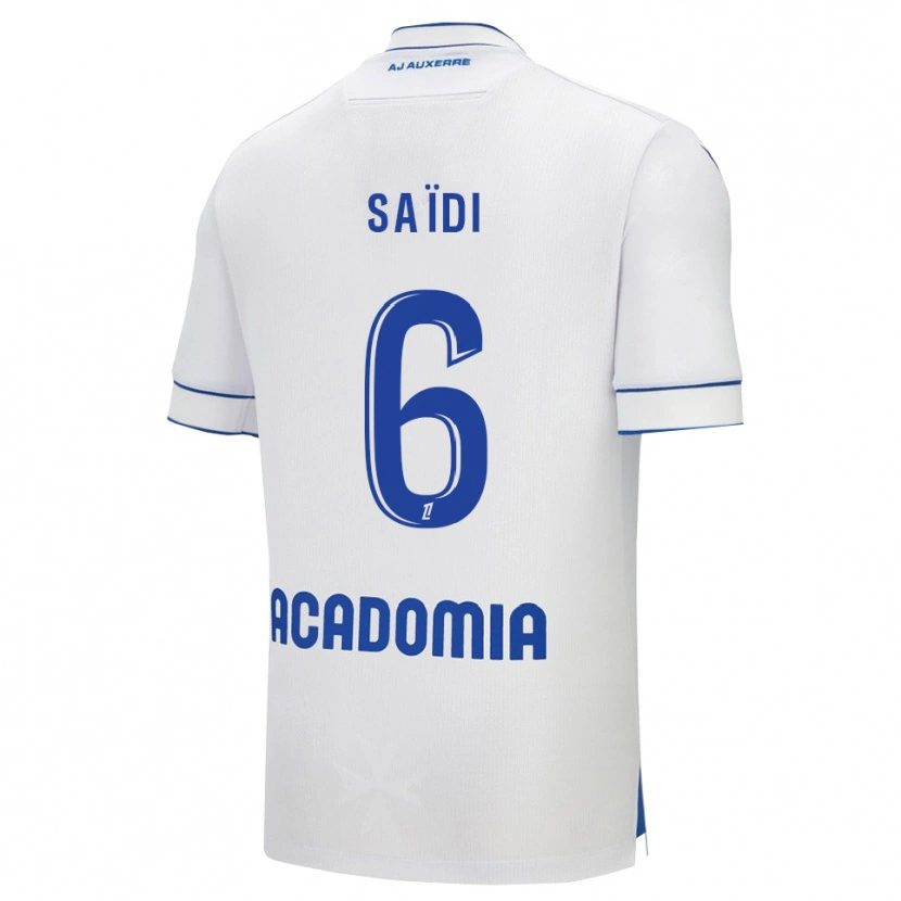 Danxen Kvinnor Elyes Saïdi #6 Vit Blå Hemmatröja Matchtröjor 2025/26 Tröjor T-Tröja