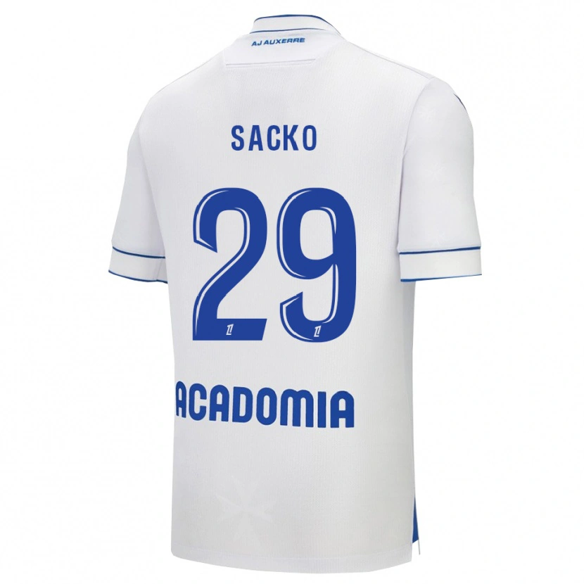 Danxen Kvinnor Nimetigna Sacko #29 Vit Blå Hemmatröja Matchtröjor 2025/26 Tröjor T-Tröja