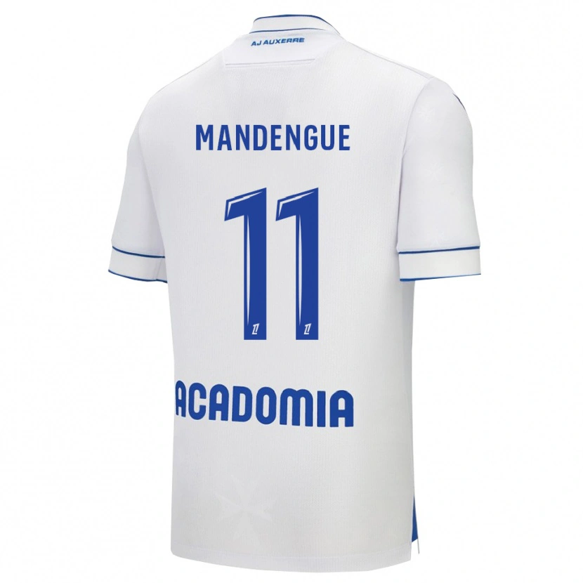Danxen Kvinnor Rayan Mandengue #11 Vit Blå Hemmatröja Matchtröjor 2025/26 Tröjor T-Tröja