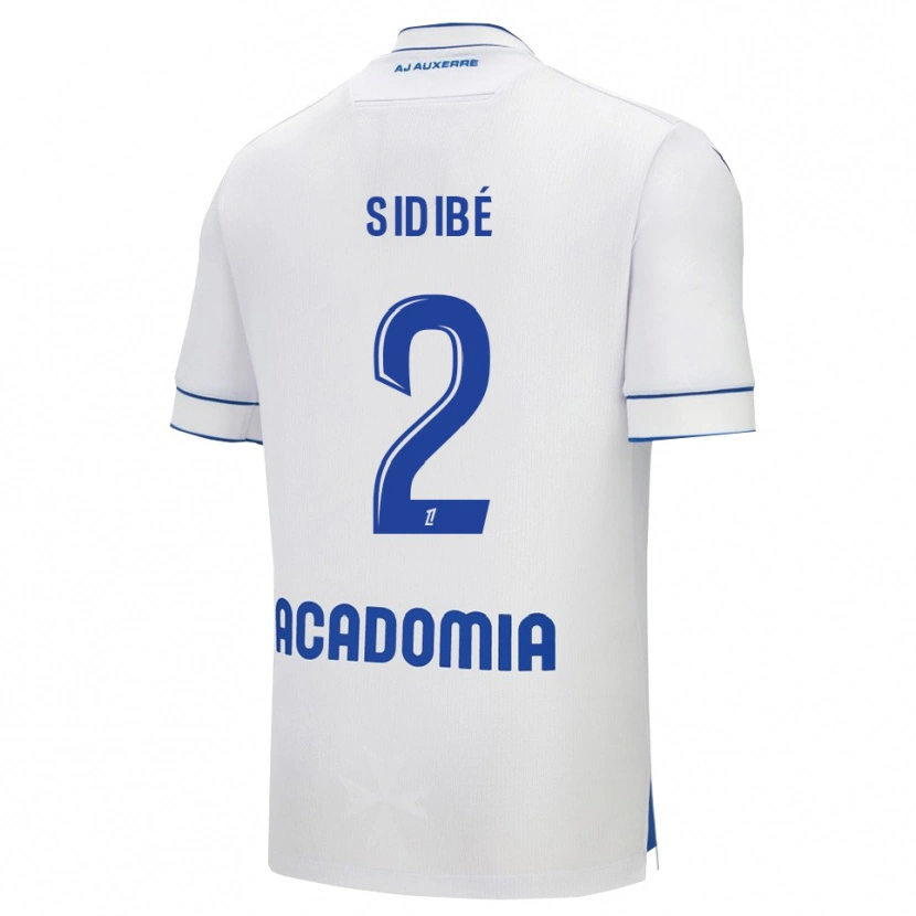 Danxen Kvinnor Ismaël Sidibé #2 Vit Blå Hemmatröja Matchtröjor 2025/26 Tröjor T-Tröja