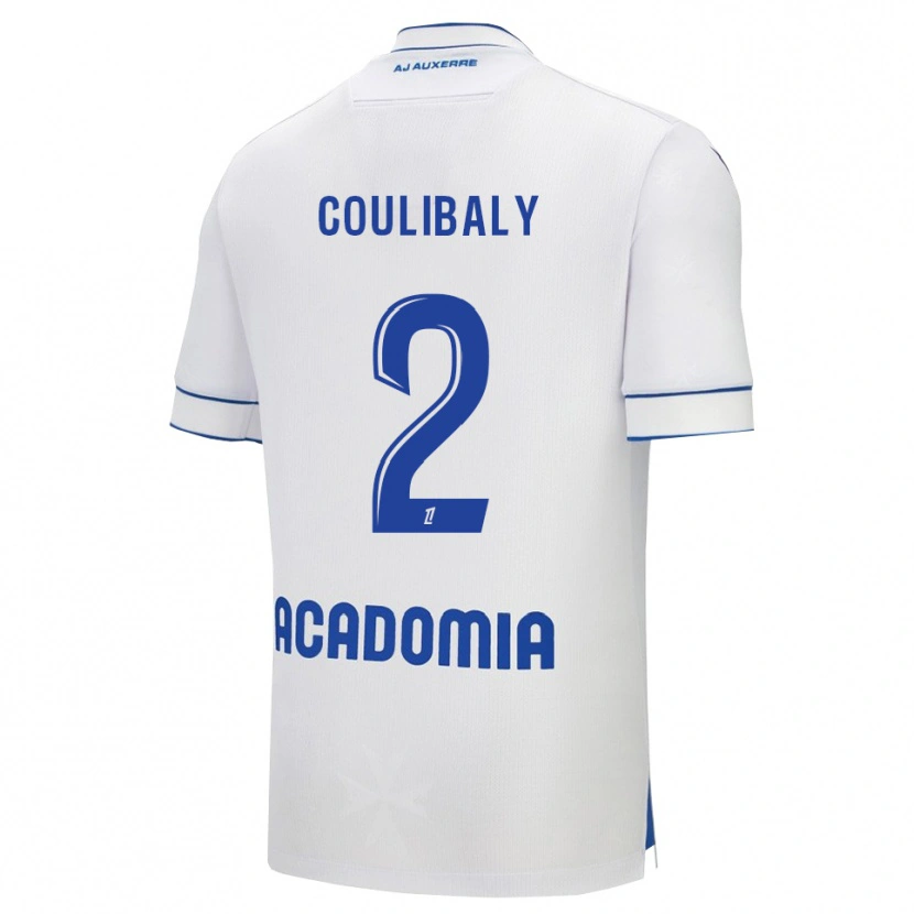 Danxen Kvinnor Mohamed Coulibaly #2 Vit Blå Hemmatröja Matchtröjor 2025/26 Tröjor T-Tröja