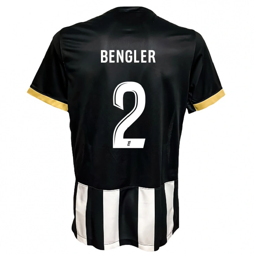 Danxen Kvinnor Randy Bengler #2 Svart Vit Hemmatröja Matchtröjor 2025/26 Tröjor T-Tröja