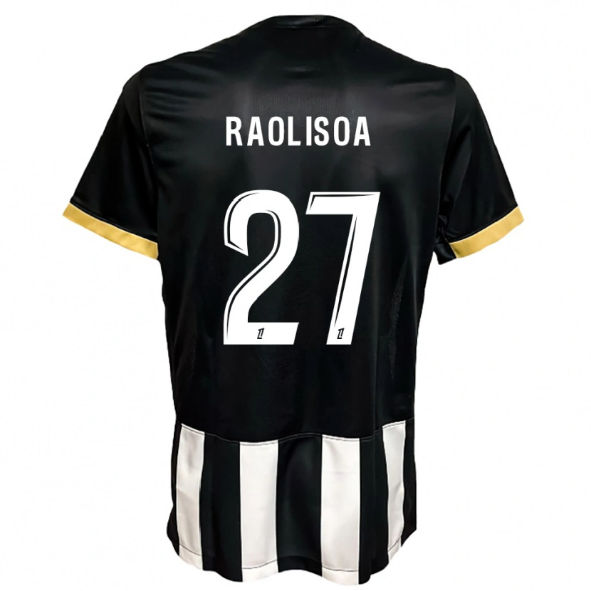 Danxen Kvinnor Lilian Raolisoa #27 Svart Vit Hemmatröja Matchtröjor 2025/26 Tröjor T-Tröja