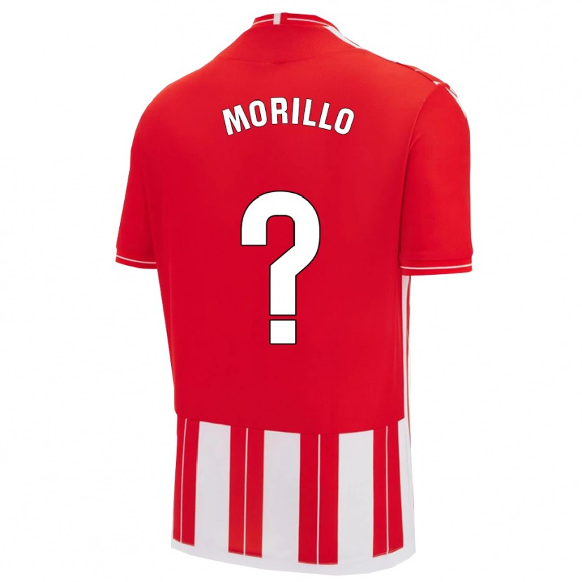 Danxen Kvinnor Manu Morillo #0 Röd Vit Hemmatröja Matchtröjor 2025/26 Tröjor T-Tröja