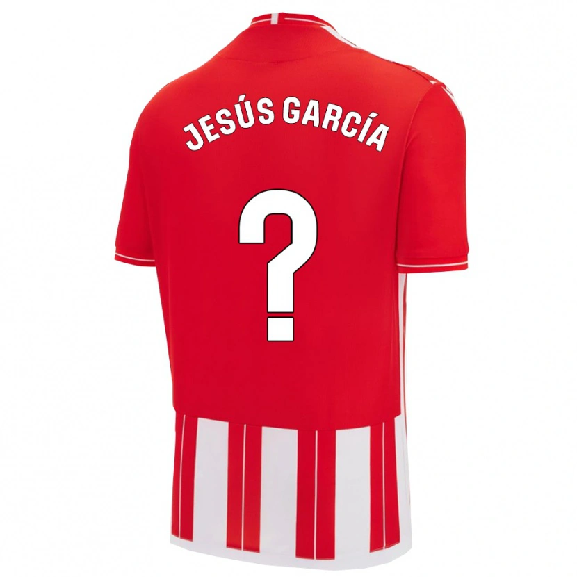 Danxen Kvinnor Jesús García #0 Röd Vit Hemmatröja Matchtröjor 2025/26 Tröjor T-Tröja