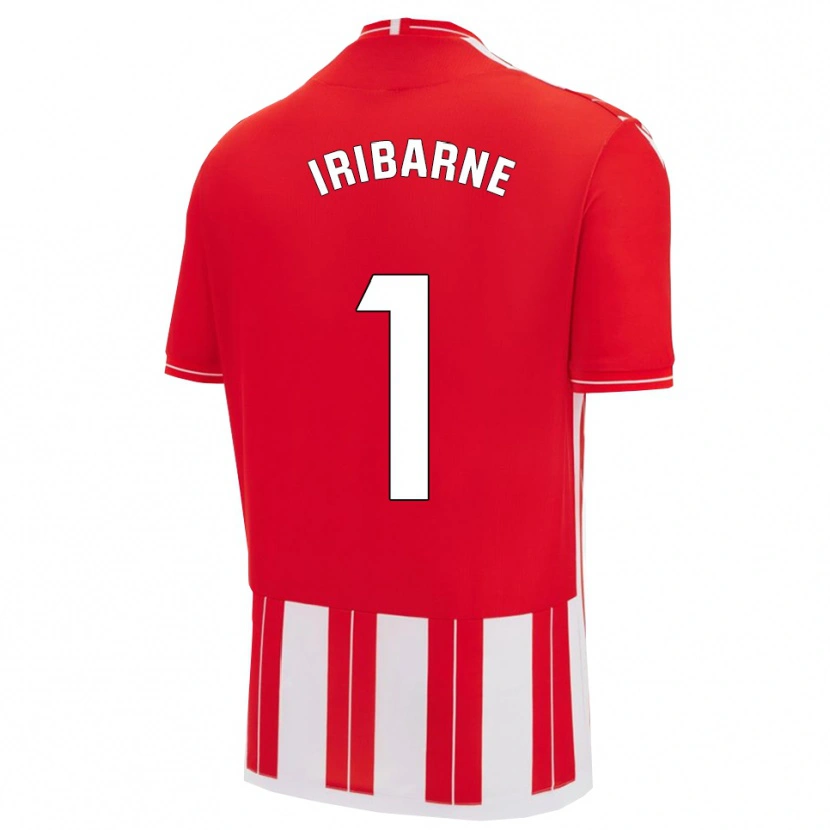 Danxen Kvinnor Bruno Iribarne #1 Röd Vit Hemmatröja Matchtröjor 2025/26 Tröjor T-Tröja