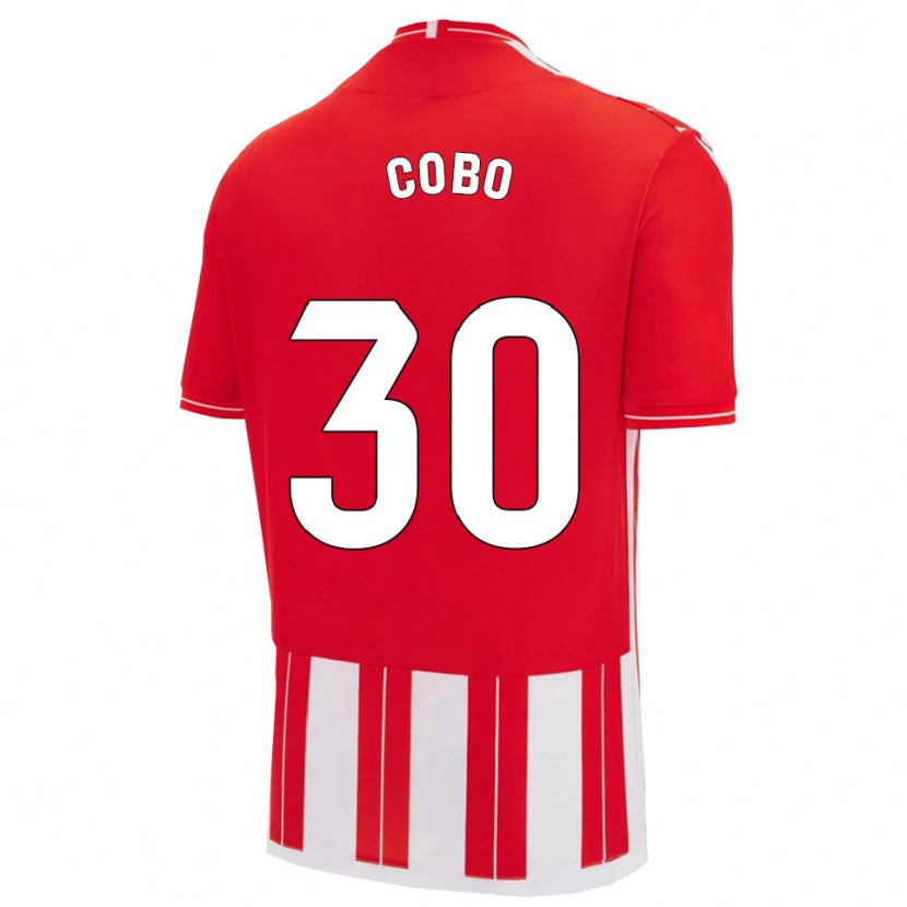 Danxen Kvinnor Marco Cobo #30 Röd Vit Hemmatröja Matchtröjor 2025/26 Tröjor T-Tröja