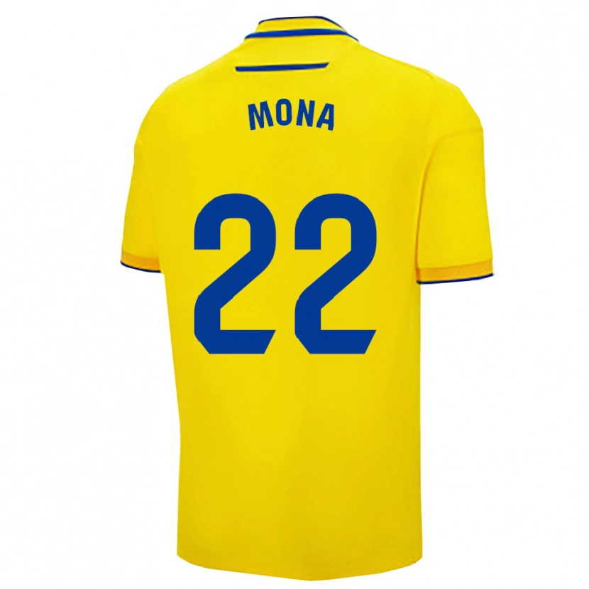 Danxen Kvinnor Patricia Bralo Morillo #22 Gul Marinblå Hemmatröja Matchtröjor 2025/26 Tröjor T-Tröja
