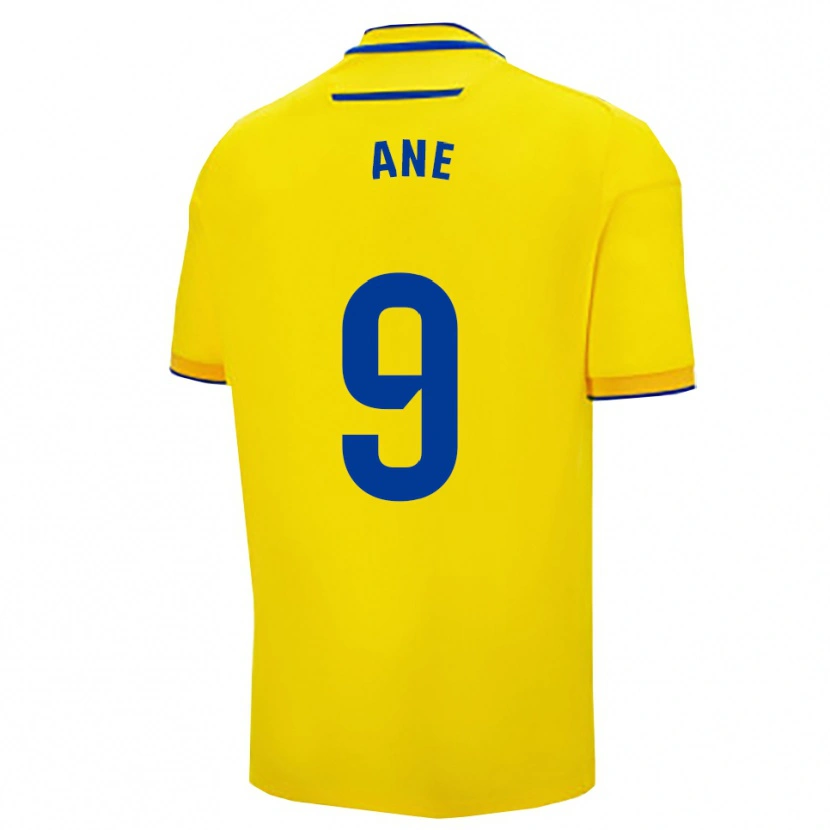 Danxen Kvinnor Ane López De Heredia Alcelay #9 Gul Marinblå Hemmatröja Matchtröjor 2025/26 Tröjor T-Tröja