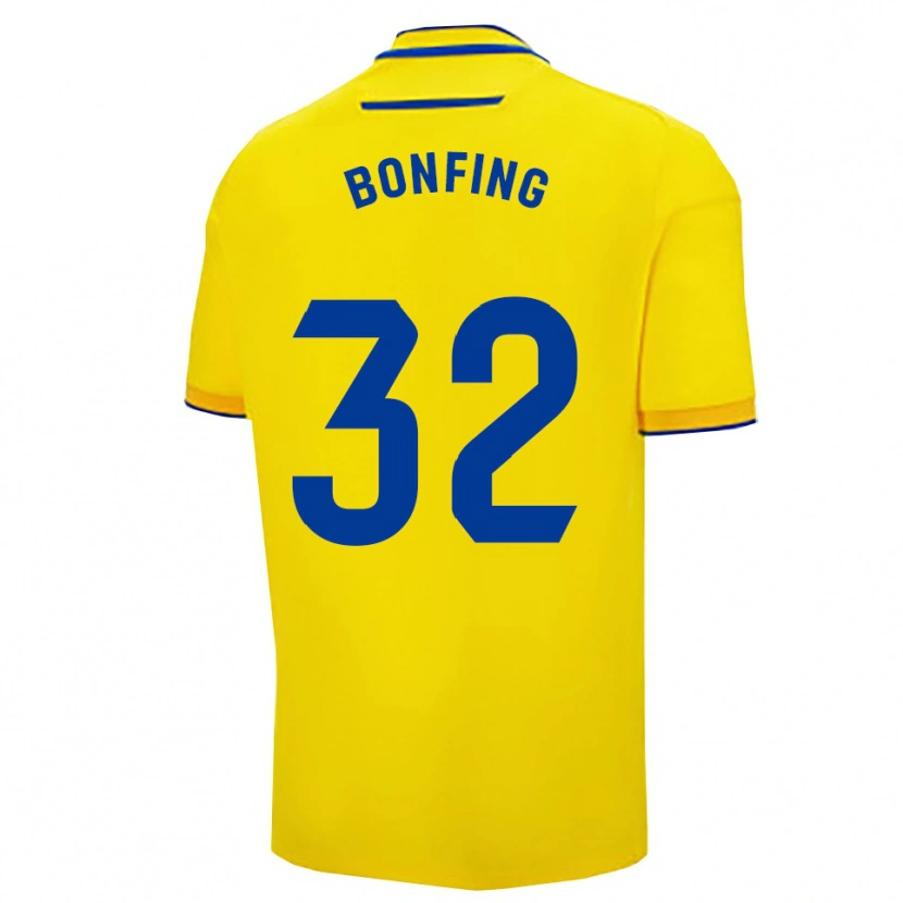 Danxen Kvinnor Boubacar Bonfing #32 Gul Marinblå Hemmatröja Matchtröjor 2025/26 Tröjor T-Tröja