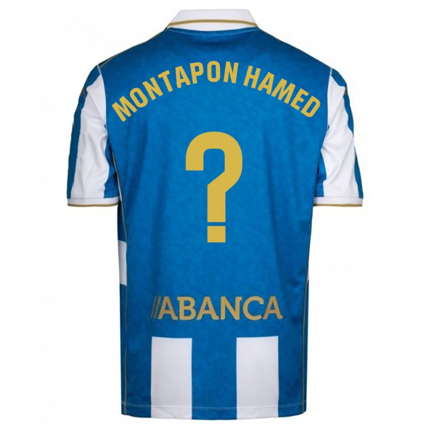 Danxen Kvinnor Fadil Montapon Hamed #0 Vit Blå Hemmatröja Matchtröjor 2025/26 Tröjor T-Tröja
