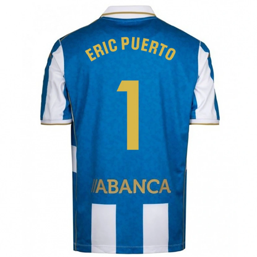 Danxen Kvinnor Eric Puerto #1 Vit Blå Hemmatröja Matchtröjor 2025/26 Tröjor T-Tröja