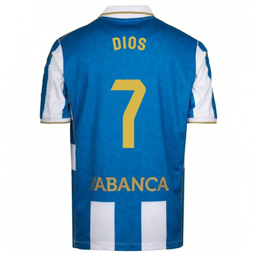 Danxen Kvinnor Eva Dios #7 Vit Blå Hemmatröja Matchtröjor 2025/26 Tröjor T-Tröja