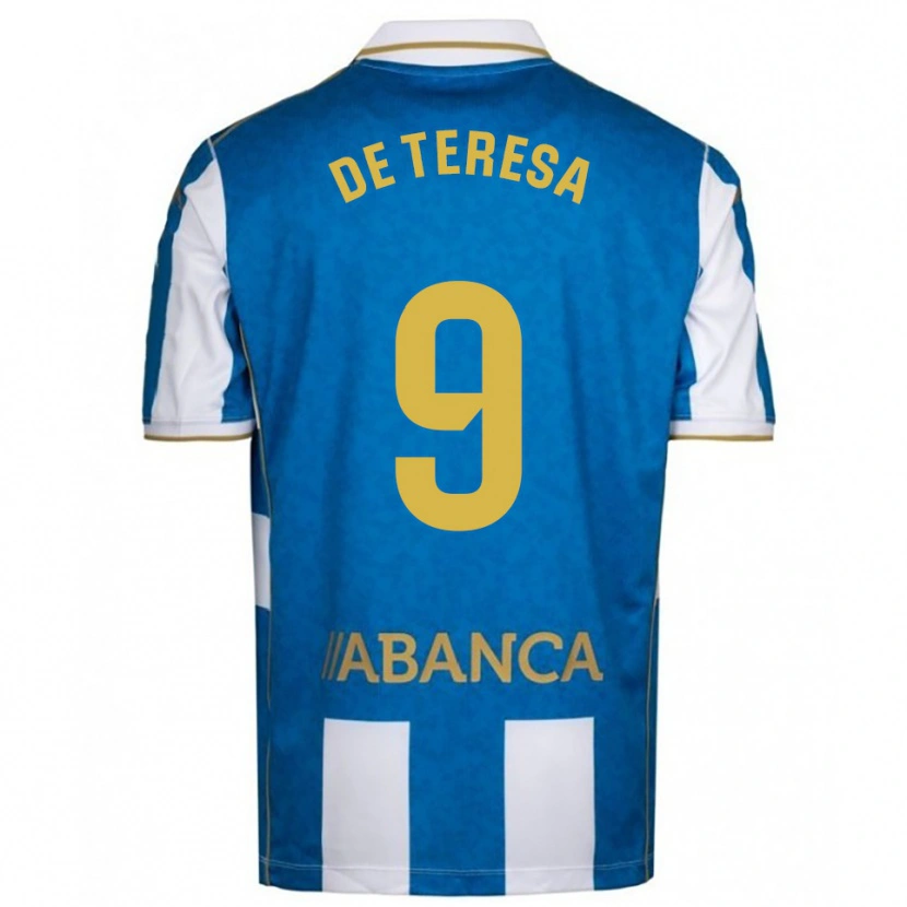Danxen Kvinnor Ana Lucía De Teresa #9 Vit Blå Hemmatröja Matchtröjor 2025/26 Tröjor T-Tröja