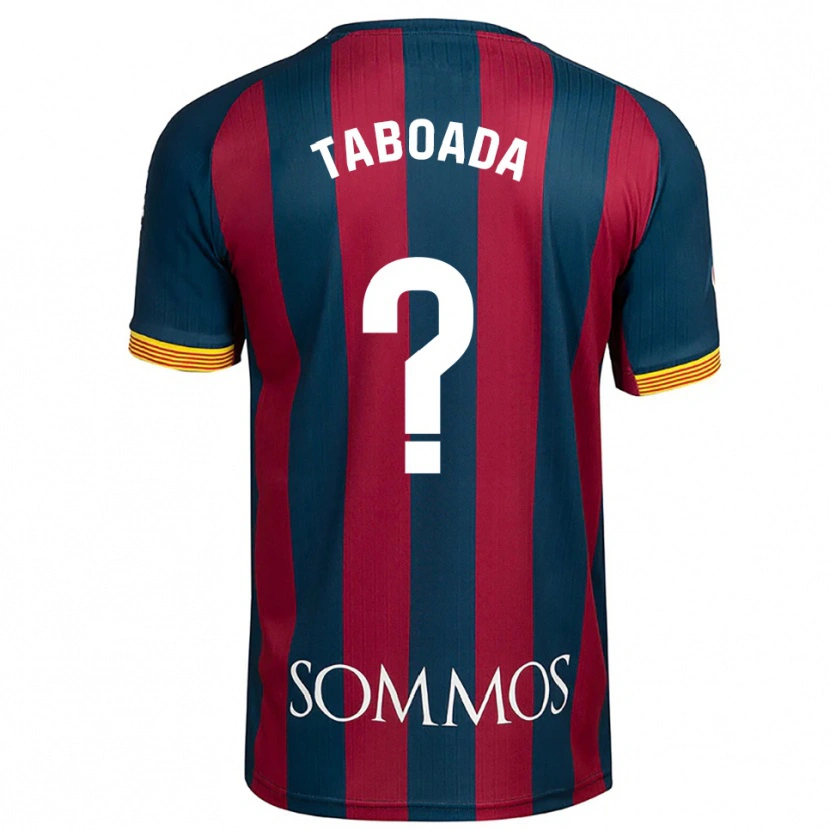 Danxen Kvinnor Héctor Taboada #0 Marinblå Röd Hemmatröja Matchtröjor 2025/26 Tröjor T-Tröja
