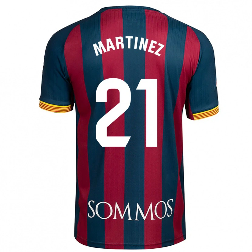 Danxen Kvinnor Alejandra Martínez #21 Marinblå Röd Hemmatröja Matchtröjor 2025/26 Tröjor T-Tröja