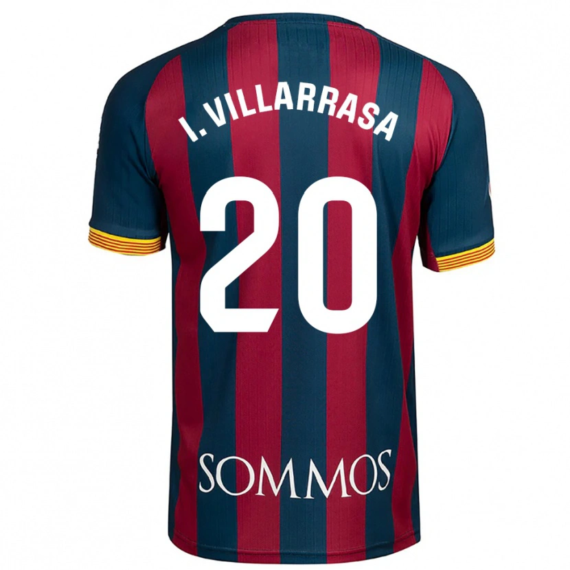 Danxen Kvinnor Ignasi Vilarrasa #20 Marinblå Röd Hemmatröja Matchtröjor 2025/26 Tröjor T-Tröja