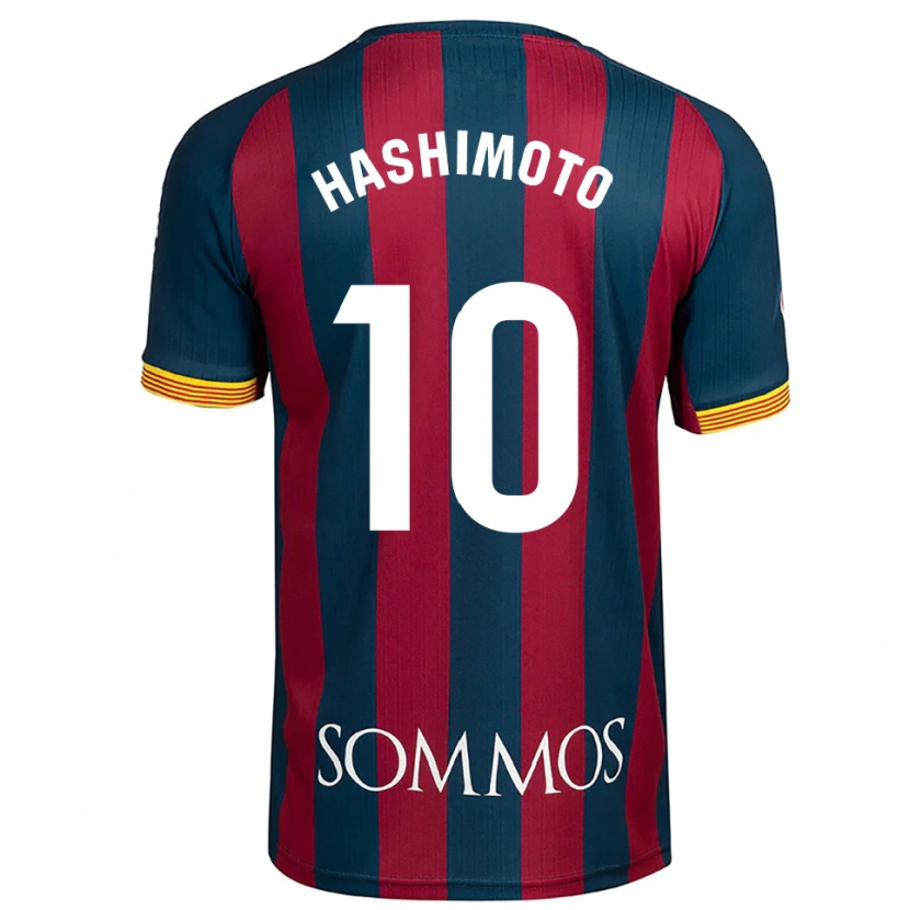 Danxen Kvinnor Kento Hashimoto #10 Marinblå Röd Hemmatröja Matchtröjor 2025/26 Tröjor T-Tröja