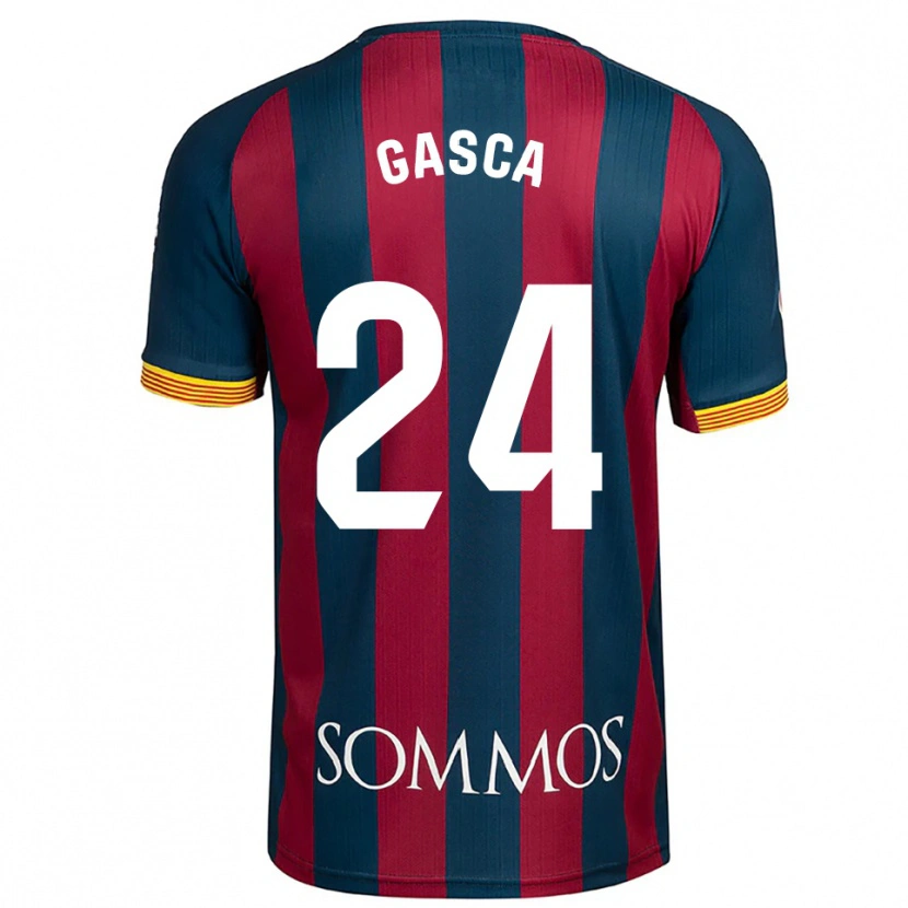 Danxen Kvinnor Verónica Gasca #24 Marinblå Röd Hemmatröja Matchtröjor 2025/26 Tröjor T-Tröja