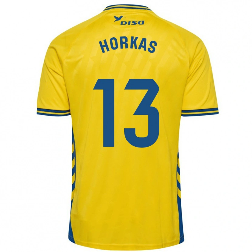 Danxen Kvinnor Dinko Horkas #13 Gul Blå Hemmatröja Matchtröjor 2025/26 Tröjor T-Tröja