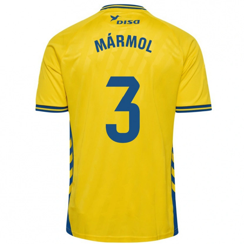 Danxen Kvinnor Mika Mármol #3 Gul Blå Hemmatröja Matchtröjor 2025/26 Tröjor T-Tröja