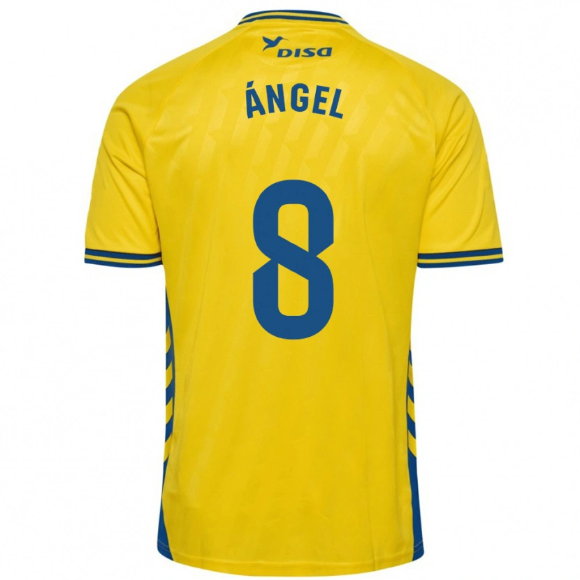 Danxen Kvinnor José Ángel #8 Gul Blå Hemmatröja Matchtröjor 2025/26 Tröjor T-Tröja