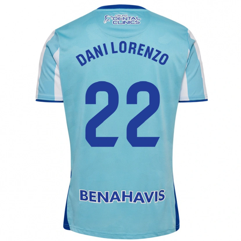 Danxen Kvinnor Dani Lorenzo #22 Himmelsblå Vit Hemmatröja Matchtröjor 2025/26 Tröjor T-Tröja