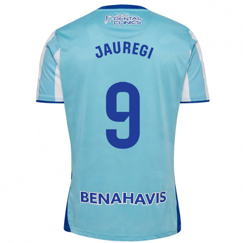 Danxen Kvinnor Eneko Jauregi #9 Himmelsblå Vit Hemmatröja Matchtröjor 2025/26 Tröjor T-Tröja