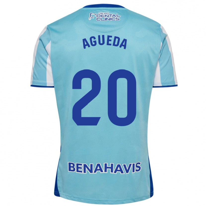Danxen Kvinnor Agueda Gonzalez Sanz #20 Himmelsblå Vit Hemmatröja Matchtröjor 2025/26 Tröjor T-Tröja