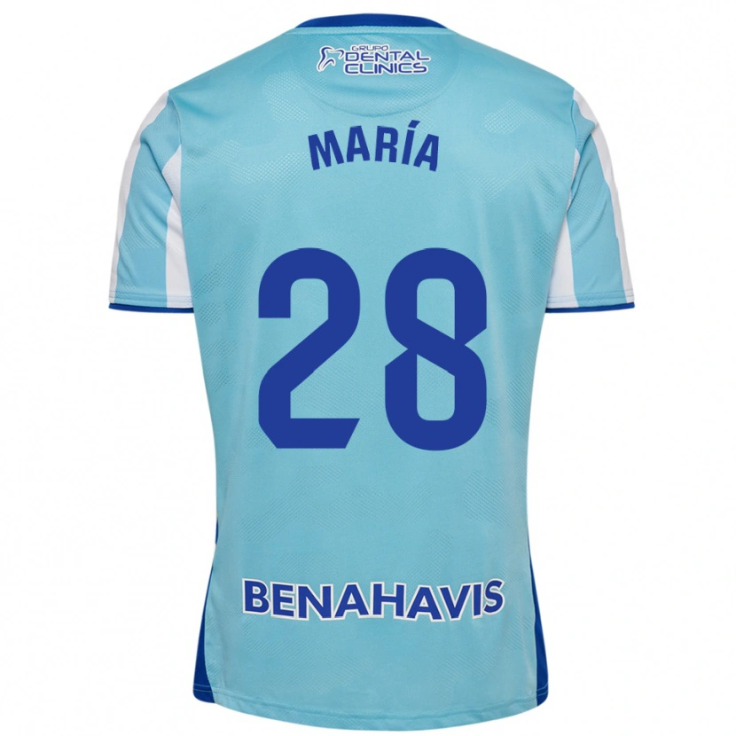 Danxen Kvinnor María Albacete Pato #28 Himmelsblå Vit Hemmatröja Matchtröjor 2025/26 Tröjor T-Tröja