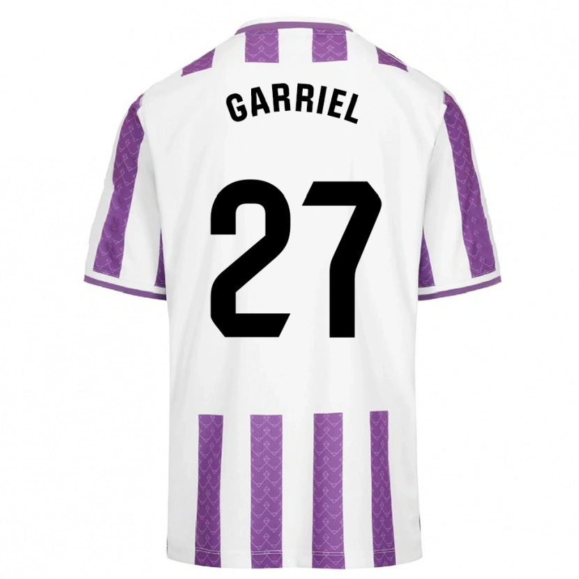 Danxen Kvinnor Iván Garriel #27 Lila Vit Hemmatröja Matchtröjor 2025/26 Tröjor T-Tröja