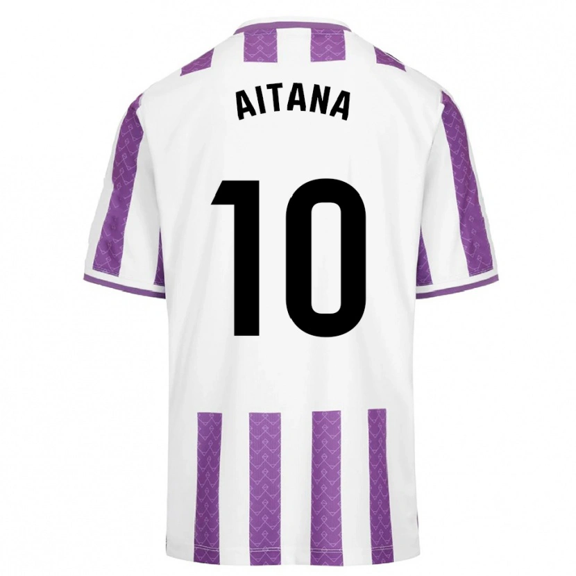 Danxen Kvinnor Aitana Ruda Lara #10 Lila Vit Hemmatröja Matchtröjor 2025/26 Tröjor T-Tröja