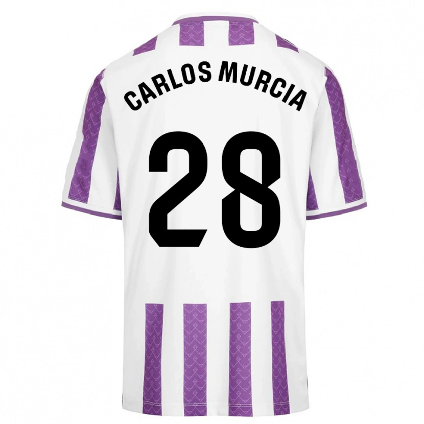 Danxen Kvinnor Juan Carlos Murcia #28 Lila Vit Hemmatröja Matchtröjor 2025/26 Tröjor T-Tröja