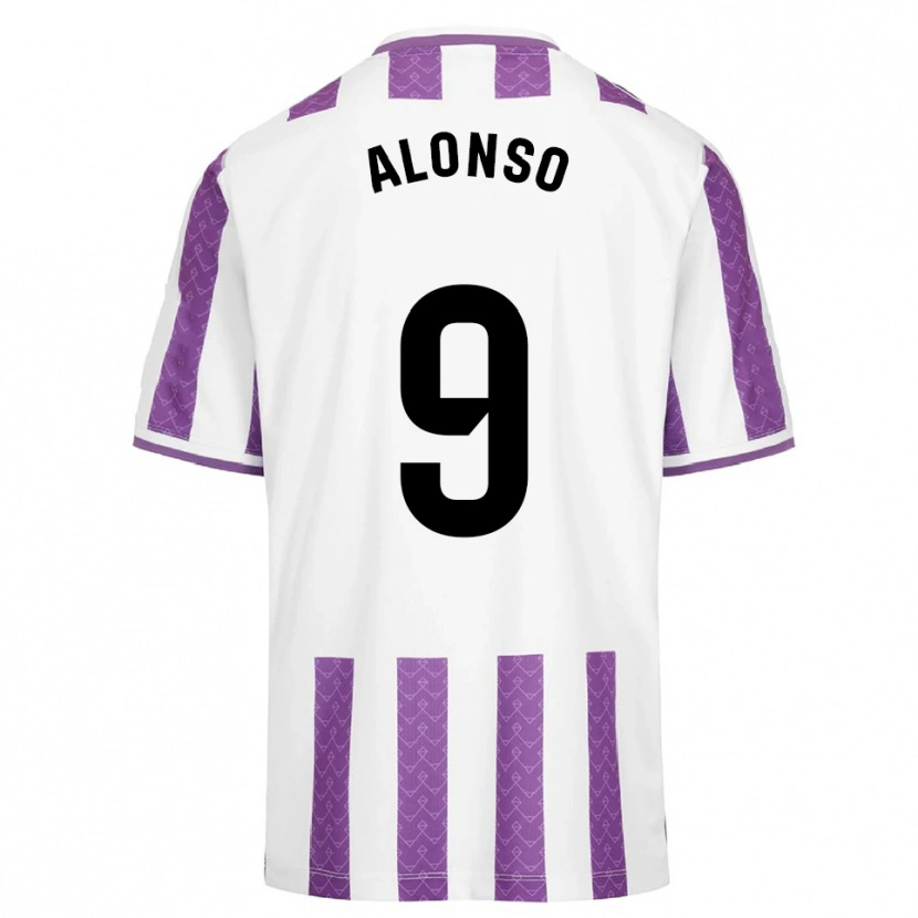Danxen Kvinnor María Alonso Hidalgo #9 Lila Vit Hemmatröja Matchtröjor 2025/26 Tröjor T-Tröja