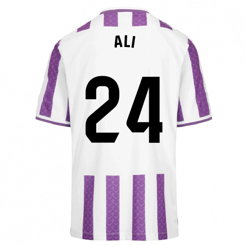 Danxen Kvinnor Alicia Zamora Suescun #24 Lila Vit Hemmatröja Matchtröjor 2025/26 Tröjor T-Tröja