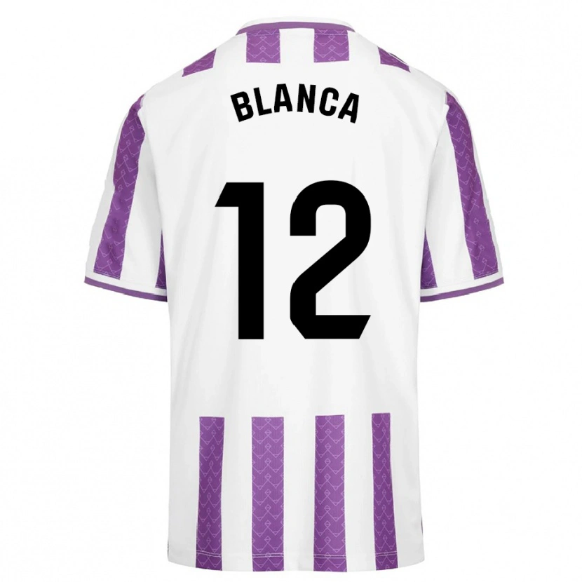 Danxen Kvinnor Blanca Serrano Llanos #12 Lila Vit Hemmatröja Matchtröjor 2025/26 Tröjor T-Tröja