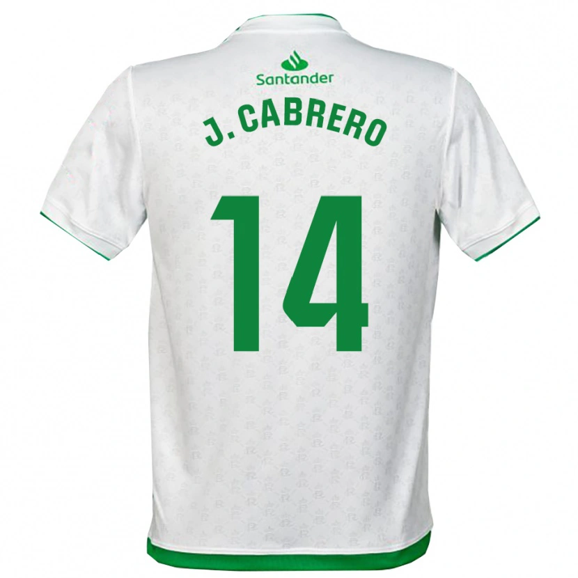Danxen Kvinnor Jimena Cabrero De La Llama #14 Grön Vit Hemmatröja Matchtröjor 2025/26 Tröjor T-Tröja