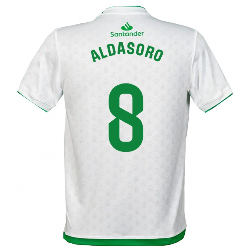 Danxen Kvinnor Aritz Aldasoro #8 Grön Vit Hemmatröja Matchtröjor 2025/26 Tröjor T-Tröja