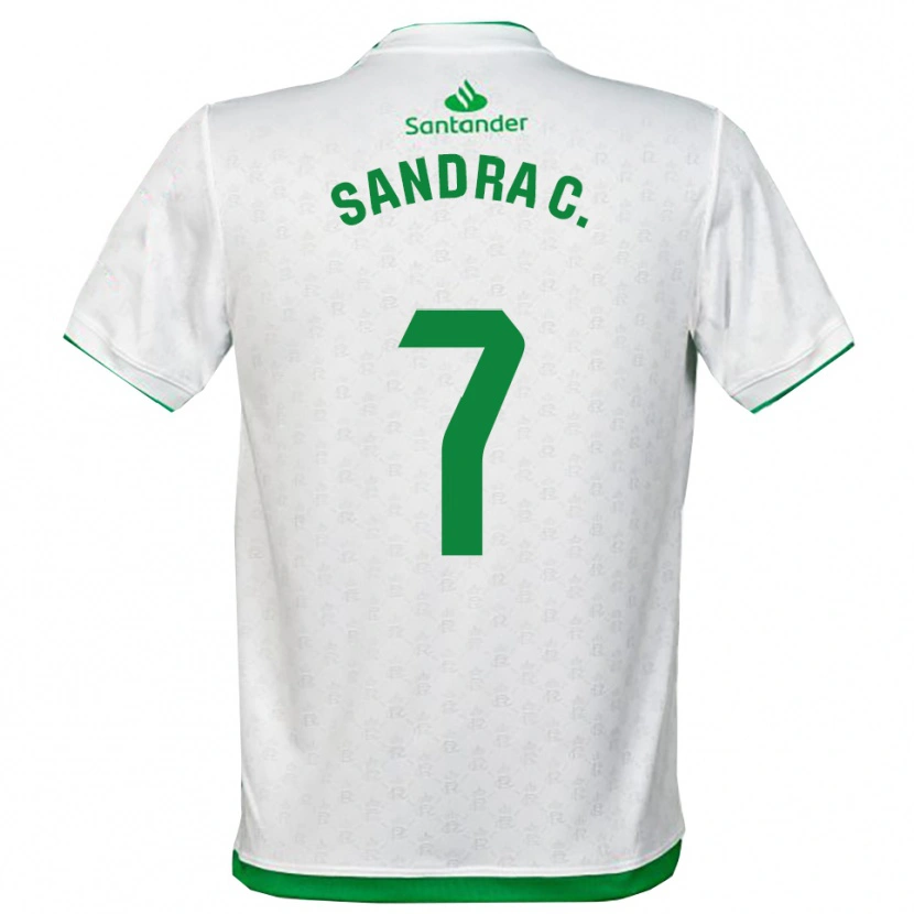 Danxen Kvinnor Sandra Calvo Pozo #7 Grön Vit Hemmatröja Matchtröjor 2025/26 Tröjor T-Tröja