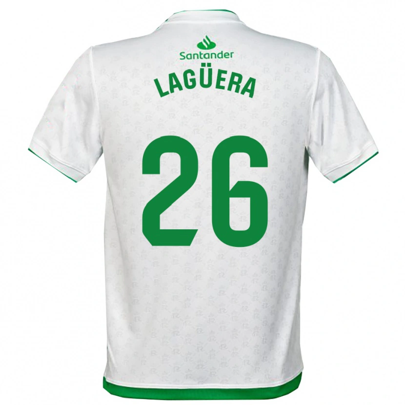 Danxen Kvinnor Christian Lagüera #26 Grön Vit Hemmatröja Matchtröjor 2025/26 Tröjor T-Tröja