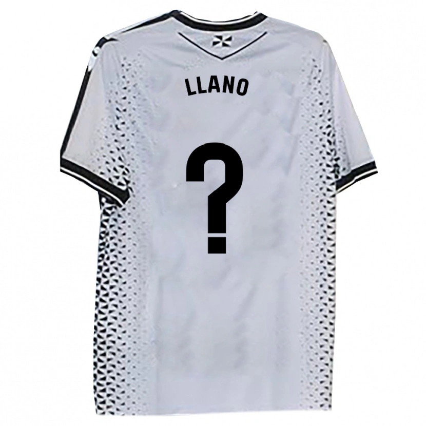 Danxen Kvinnor Guillermo Llano #0 Vit Svart Hemmatröja Matchtröjor 2025/26 Tröjor T-Tröja