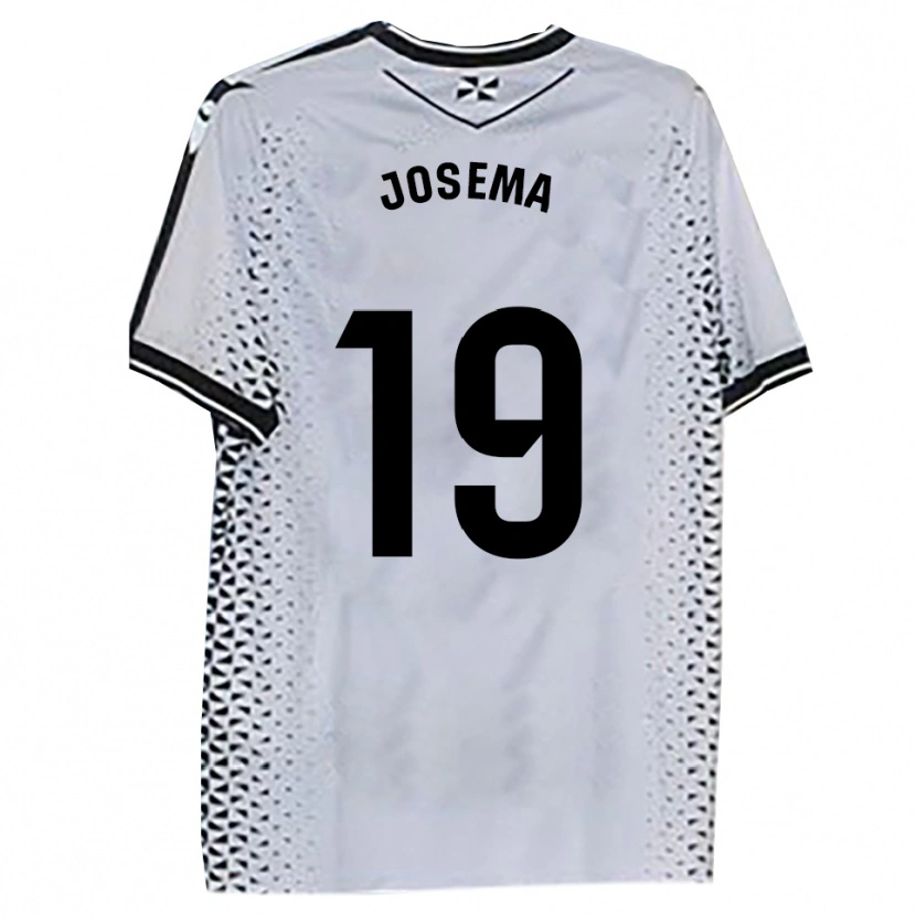 Danxen Kvinnor Josema #19 Vit Svart Hemmatröja Matchtröjor 2025/26 Tröjor T-Tröja