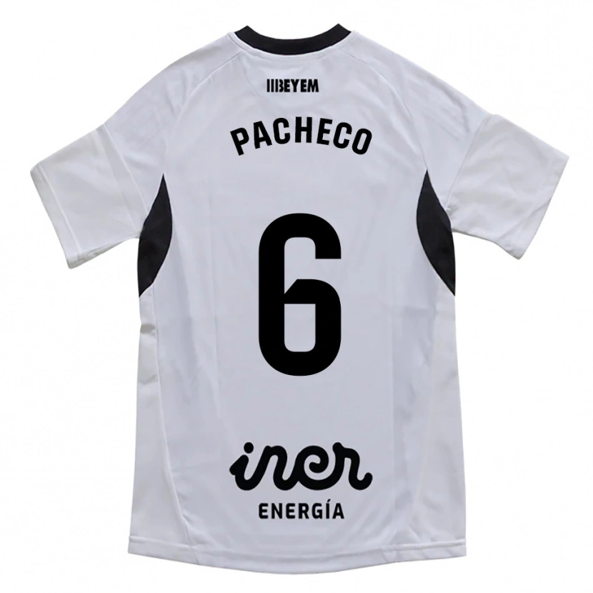 Danxen Kvinnor Antonio Pacheco #6 Vit Lila Hemmatröja Matchtröjor 2025/26 Tröjor T-Tröja