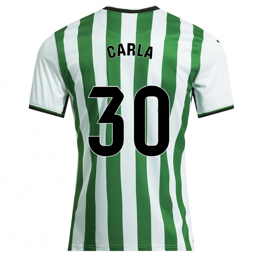 Danxen Kvinnor Carla Rojas Noguera #30 Vit Grön Hemmatröja Matchtröjor 2025/26 Tröjor T-Tröja