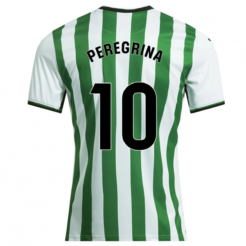 Danxen Kvinnor Mario Peregrina #10 Vit Grön Hemmatröja Matchtröjor 2025/26 Tröjor T-Tröja