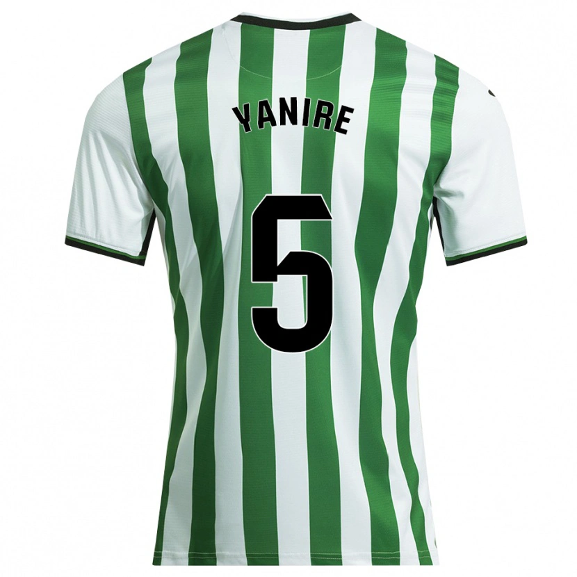 Danxen Kvinnor Janira Ruiz Lopera #5 Vit Grön Hemmatröja Matchtröjor 2025/26 Tröjor T-Tröja