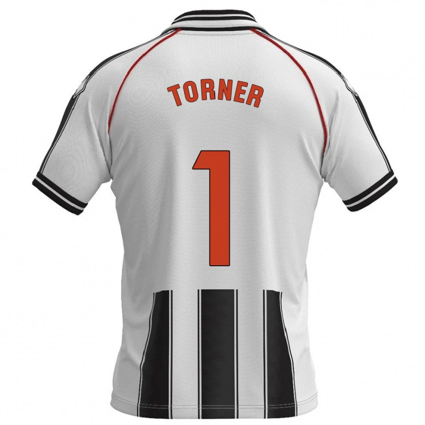 Danxen Kvinnor Sergi Torner #1 Vit Svart Hemmatröja Matchtröjor 2025/26 Tröjor T-Tröja