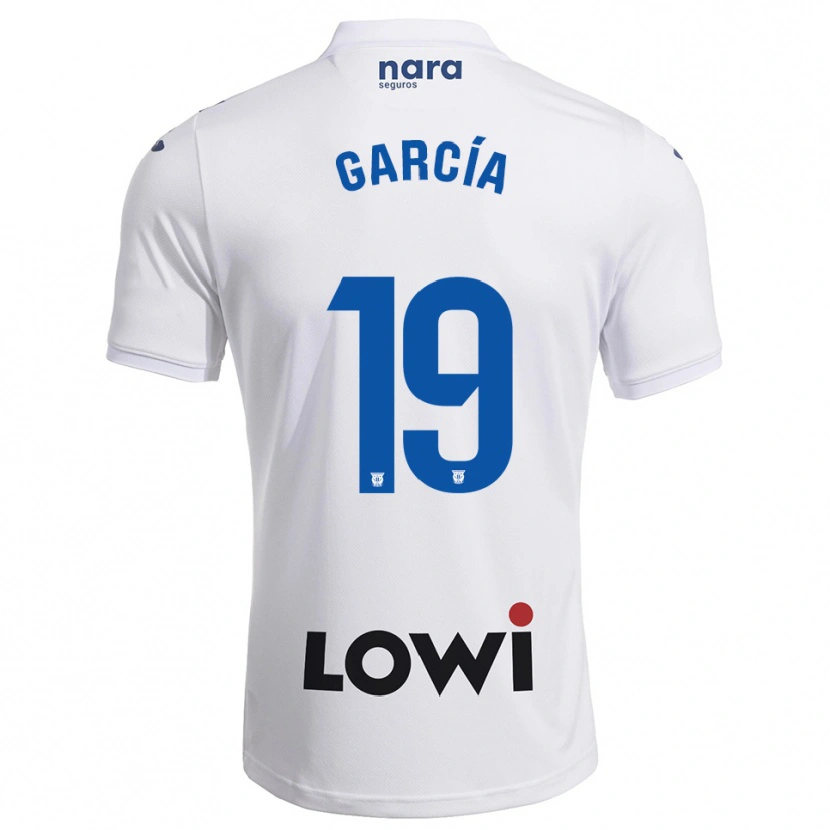 Danxen Kvinnor Diego García #19 Vit Marinblå Hemmatröja Matchtröjor 2025/26 Tröjor T-Tröja